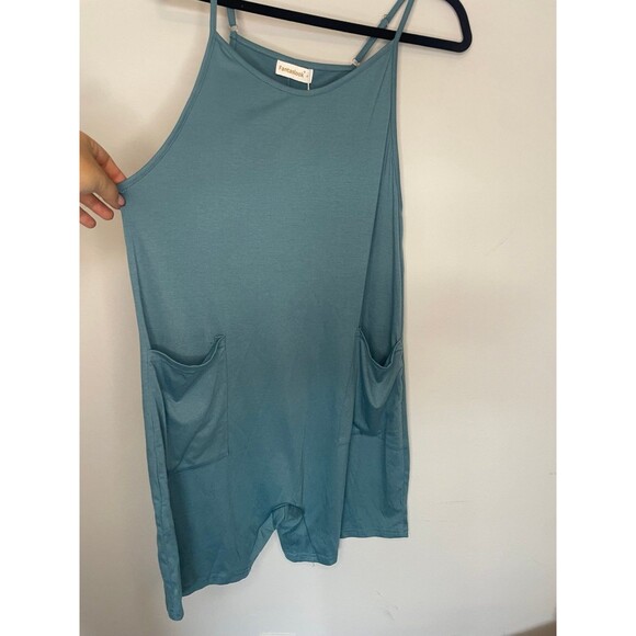 Teal Romper - Picture 2 of 5